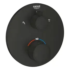 Термостат для ванни/душу прихованого монтажу на 2 споживача Grohtherm Grohe 1022082430 — вид на білому тлі