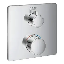 Термостат для ванни/душу прихованого монтажу на 1 споживача Grohtherm Grohe 24078000 — вид на білому тлі