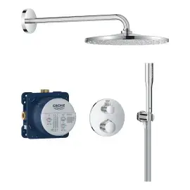 Душова система прихованого монтажу Grohtherm з Rainshower Mono 310 Grohe 34869000 — ракурс 3/4