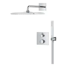Душова система прихованого монтажу Grohtherm з Rainshower Mono 310 Cube Grohe 34870000 — деталь крупним планом