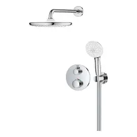 Душевая система скрытого монтажа Grohtherm с Tempesta 250 Grohe 34872000 — боковой ракурс