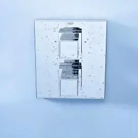 Термостат для ванни/душу прихованого монтажу на 2 споживача Grohtherm Cube Grohe 24155000 — бічний ракурс