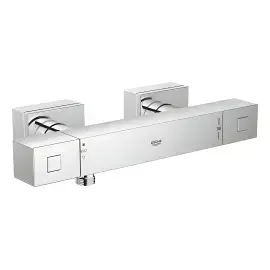 Термостат для душу Grohtherm Cube Grohe 34488000 — вид на білому тлі