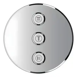 Зовнішня частина вентиля на 3 споживача Grohtherm SmartControl Grohe 29122000 — вид спереду