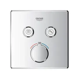 Термостат для ванни/душу прихованого монтажу на 2 споживача Grohtherm SmartControl Grohe 29124000 — бічний ракурс