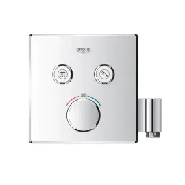Термостат прихованого монтажу на 2 споживачі Grohtherm SmartControl Grohe 29125000 — вид згори