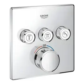 Термостат для ванни/душу прихованого монтажу на 3 споживача Grohtherm SmartControl Grohe 29126000 — вид на білому тлі