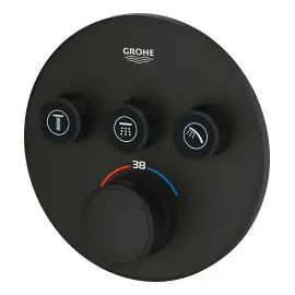 Термостат для ванны/душа скрытого монтажа Grohtherm SmartControl, 3 потребителя Grohe 29508KF0 — боковой ракурс