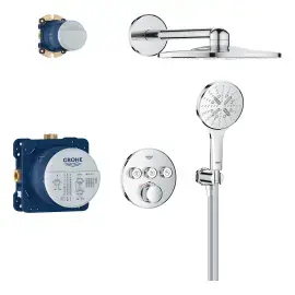 Душевая система скрытого монтажа Grohtherm SmartControl с Rainshower SmartActive 310 Grohe 34863000 — вид сверху