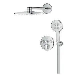 Душевая система скрытого монтажа Grohtherm SmartControl с Rainshower SmartActive 310 Grohe 34863000 — вид сзади
