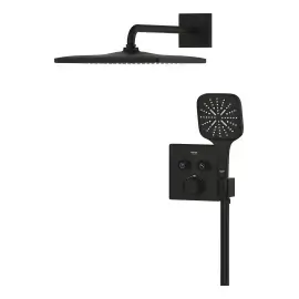 Душова система прихованого монтажу Grohtherm SmartControl з Rainshower Mono 310 Cube Grohe 34865KF0 — бічний ракурс