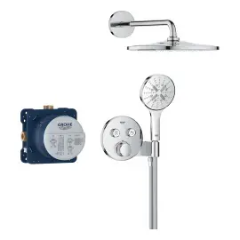 Душова система прихованого монтажу Grohtherm SmartControl з Rainshower Mono 310 Grohe 34866000 — бічний ракурс