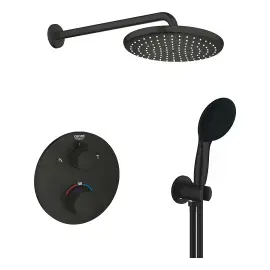 Душова система прихованого монтажу Grohtherm з Tempesta 250 Grohe UA26415SC9 — вид на білому тлі