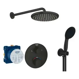 Душова система прихованого монтажу Grohtherm з Tempesta 250 Grohe UA26415SC9 — вид спереду