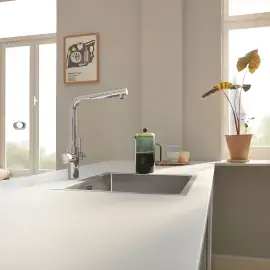 Змішувач для кухні для подачі технічної і фільтрованої води Blue Pure Minta Grohe 30588000 — вид спереду