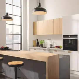 Змішувач для кухні під фільтр з витяжним виливом Blue Pure Minta Grohe 30590KF0 Phantom Black — вид всередину