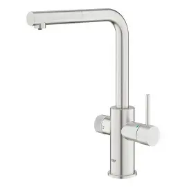 Змішувач для кухні під фільтр з витяжним виливом Blue Pure Minta Grohe 30601DC0 — ракурс 3/4