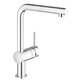 Змішувач для кухні з витяжним виливом Minta Grohe 32168000 — вид на білому тлі