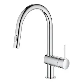 Змішувач для кухні з витяжним виливом Minta Grohe 32321002 Chrome — вид згори