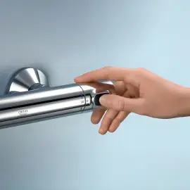 Термостат для душу Precision Flow з душовим гарнітуром Grohe 34800001 — вид згори