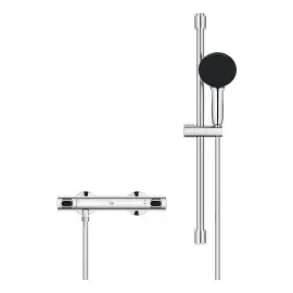 Термостат для душу Precision Flow з душовим гарнітуром Grohe 34800001 — вид ззаду