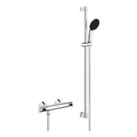 Термостат для душу Precision Flow з душовим гарнітуром Grohe 34805001 — вид на білому тлі