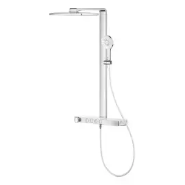 Душова система з термостатом Rainshower Aqua Pure Grohe 1009620000 — бічний ракурс