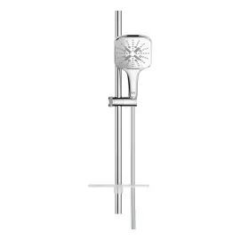 Душевой гарнитур на 3 типа струи со штангой 600 мм Rainshower SmartActive 130 Cube Grohe 26583000 — вид спереди