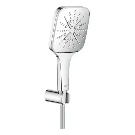Душовий гарнітур на 3 типи струменю Rainshower SmartActive 130 Cube Grohe 26589000 — вид на білому тлі