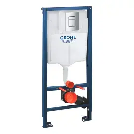 Инсталляция для унитаза Rapid SL 3 в 1 Grohe 38772001 — вид на белом фоне