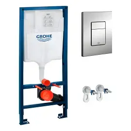 Инсталляция для унитаза Rapid SL 3 в 1 Grohe 38772001 — вид спереди
