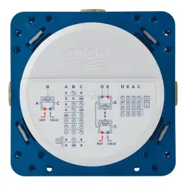 Універсальна вбудована частина змішувача Rapido SmartBox Grohe 35604000 — вид спереду