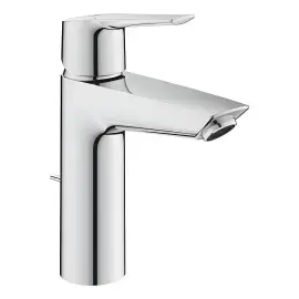 Змішувач для раковини Start з донним клапаном, розмір М QuickFix Grohe 23455002 Chrome — вид на білому тлі