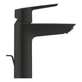 Змішувач для раковини Start з донним клапаном, розмір М QuickFix Grohe 234552432 Matt Black — вид спереду