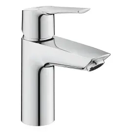 Змішувач для раковини Start з донним клапаном Push-Open, розмір S QuickFix Grohe 23550002 Chrome — вид на білому тлі