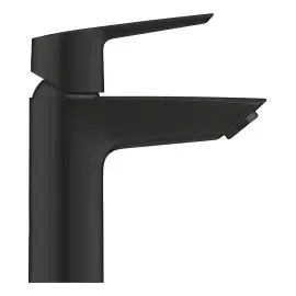 Змішувач для раковини Start з донним клапаном Push-Open, розмір S QuickFix Grohe 235502432 Matt Black — вид ззаду