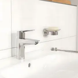 Змішувач для раковини Start з донним клапаном Push-Open, розмір S, Cold Start QuickFix Grohe 23551002 Chrome — вид спереду