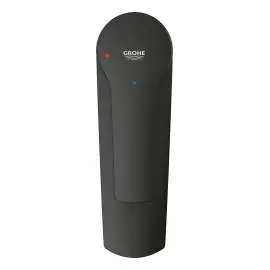 Змішувач для раковини Start з донним клапаном Push-Open, розмір S QuickFix Cold Start Grohe 235512432 Matt Black — ракурс 3/4