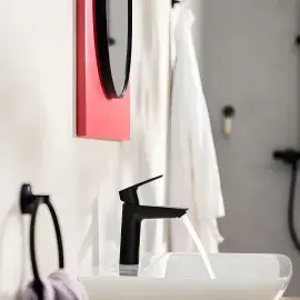 Змішувач для раковини Start з донним клапаном Push-Open, розмір M QuickFix Grohe 235752432 — вид спереду