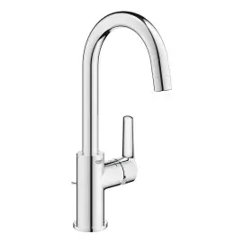 Змішувач для раковини високий Start, з донним клапаном розмір L QuickFix Grohe 24203002 Chrome — вид на білому тлі