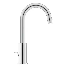 Змішувач для раковини високий Start, з донним клапаном розмір L QuickFix Grohe 24203002 Chrome — вид ззаду