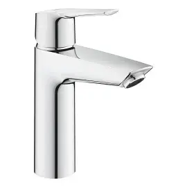 Змішувач для раковини Start з донним клапаном Push-Open, розмір М QuickFix Grohe 24204002 Chrome — вид на білому тлі