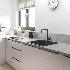 Змішувач для кухні Start QuickFix Grohe 304702430 Black — вид згори