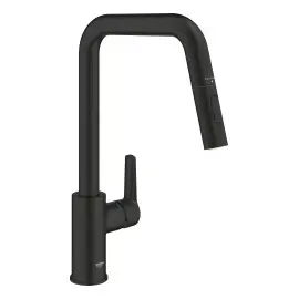 Смеситель для кухни с вытяжным изливом Start QuickFix Grohe 306312430 — вид на белом фоне