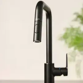 Смеситель для кухни с вытяжным изливом Start QuickFix Grohe 306312430 — вид сзади