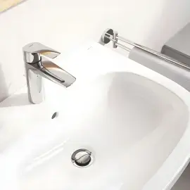 Тримач для рушників подвійний Start QuickFix Grohe 41183000 Chrome — вид спереду