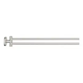 Тримач для рушників подвійний Start QuickFix Grohe 41183DC0 Super Steel — вид спереду