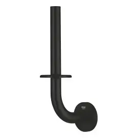 Тримач запасного рулону туалетного паперу Start QuickFix Grohe 411862430 Matt Black — вид спереду