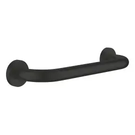 Поручень 295 мм Start QuickFix Grohe 411892430 Matt Black — вид на білому тлі