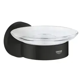 Мильниця Start QuickFix Grohe 411932430 Matt Black — вид на білому тлі